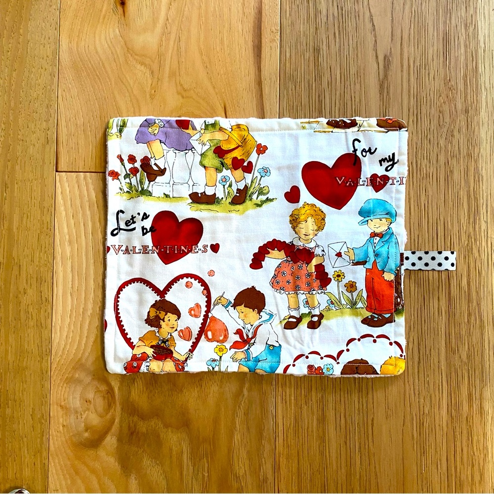 Valentine Vintage Baby Security Minky Blanket